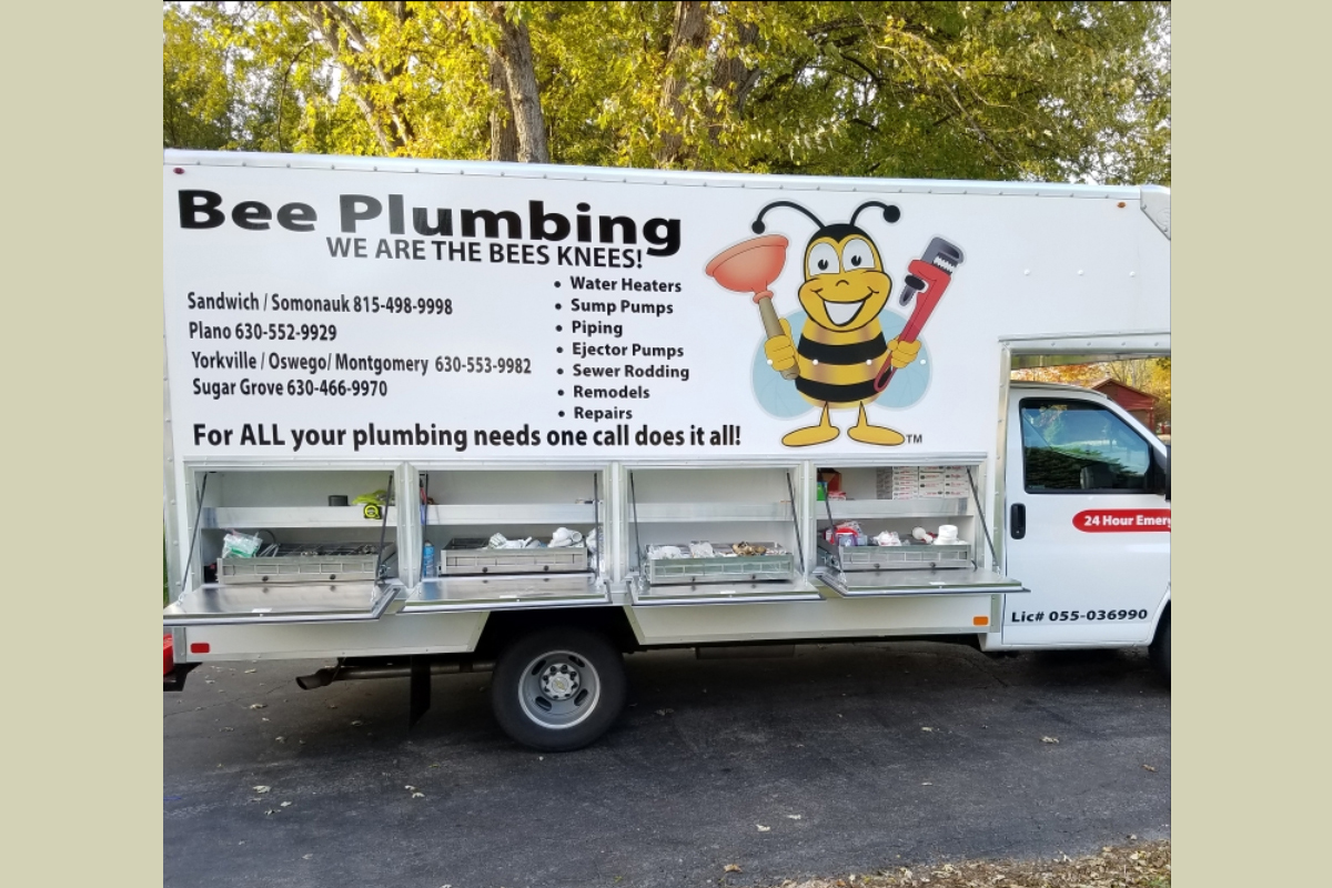 Bee Plumbing Truck